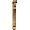 Ekena Millwork Olympic Craftsman Smooth Bracket w/ Offset Brace, Western Red Cedar, 5 1/2"W x 44"D x 44"H BKT0604X44X44OLY04SWR - alternate 4